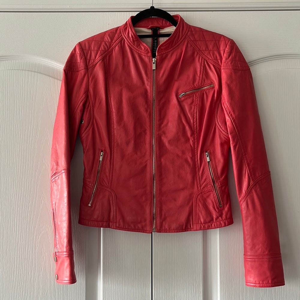 EUC La Marque leather jacket